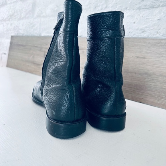 Cuadra man Dress Zipper Black Boots26.5 7.5 Leather - Picture 6 of 11